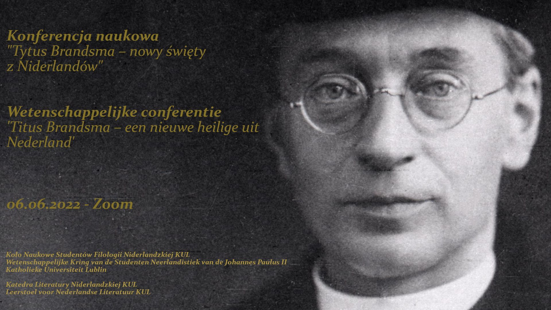Konferencja naukowa o św. Tytusie Brandsma O.Carm.