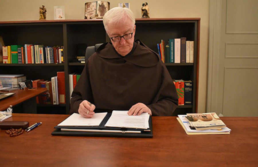 List o. Generała na uroczystość kanonizacji Tytusa Brandsmy O.Carm.